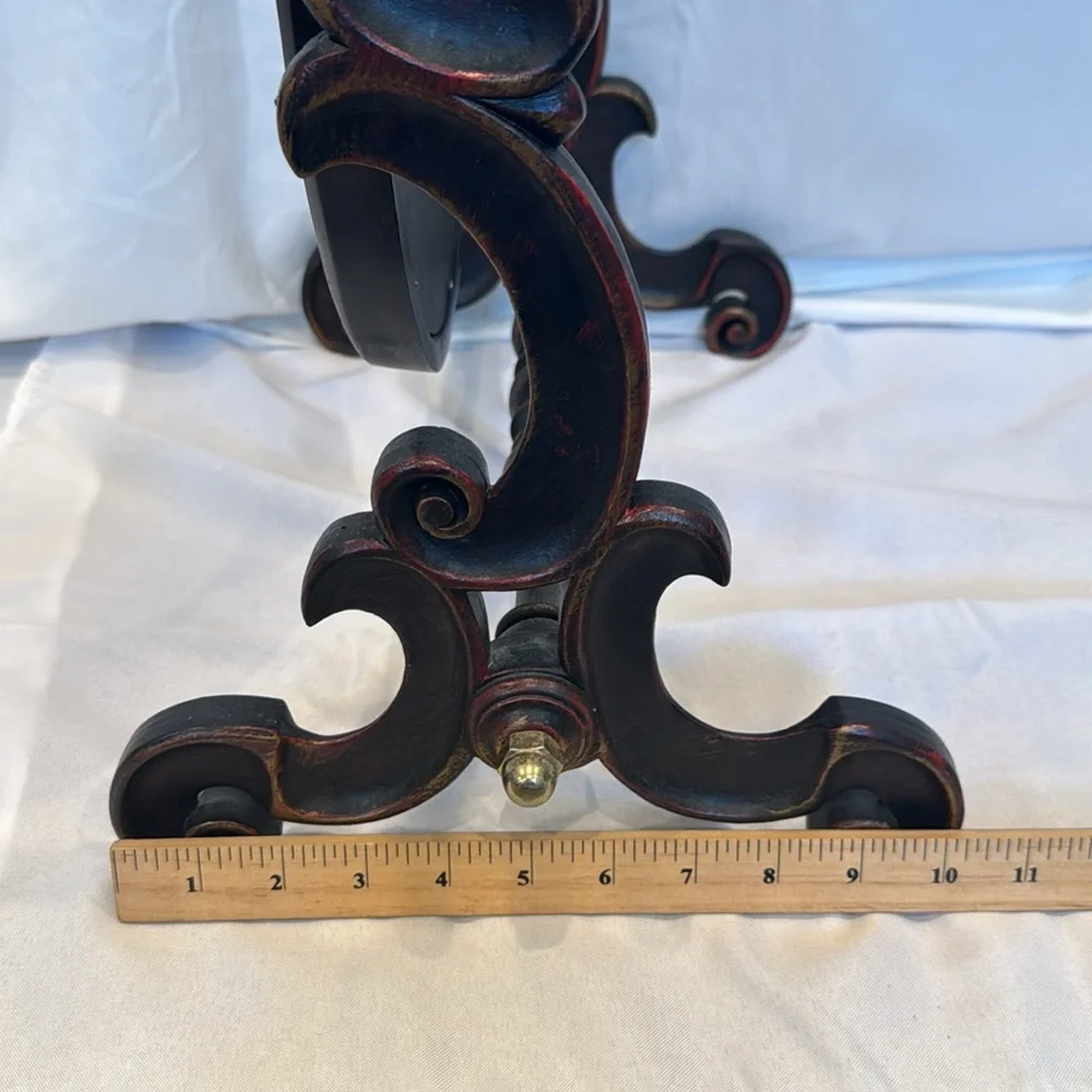 Elegant Black Oval Large Table Top Vanity Mirror by Euromarchi - Made in Italy - Picture 9 of 9